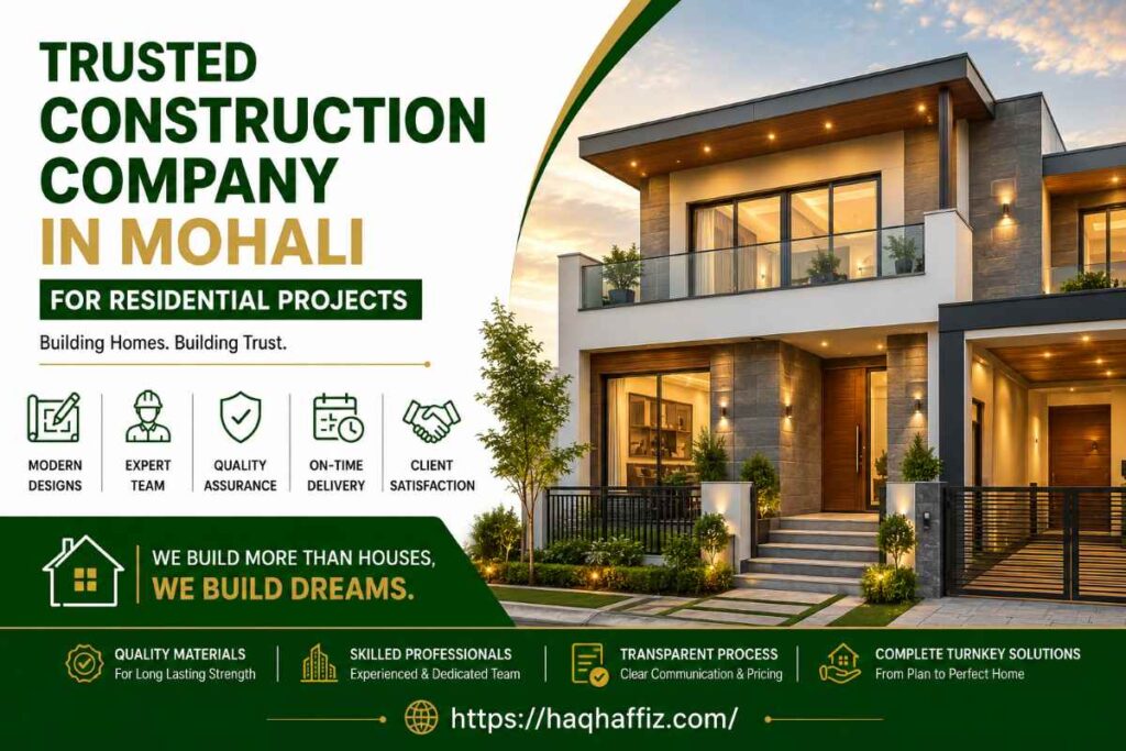 trusted construction company in mohali